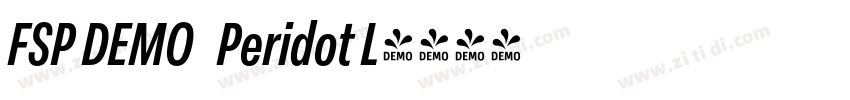 FSP DEMO   Peridot L字体转换